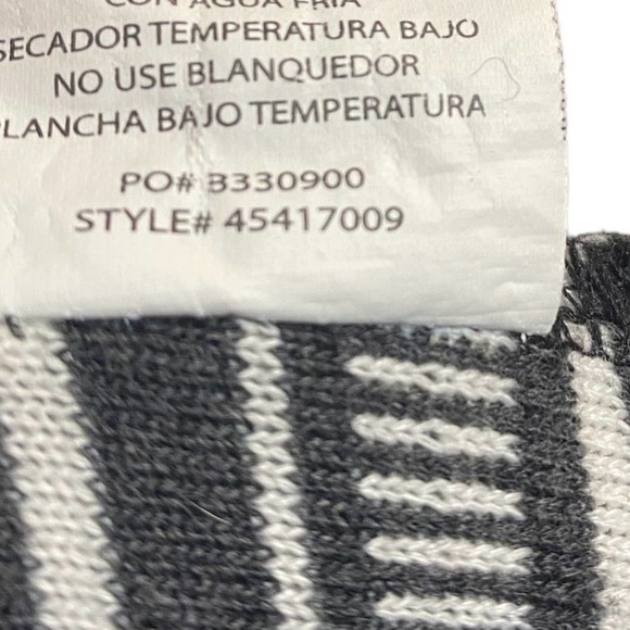 O'Neill *NWOT* Black & White Striped Open Cascade Cardigan Long Sleeve XL - Picture 8 of 8